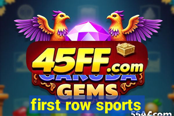 first row sports